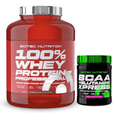 Scitec Nutrition 100% Whey Protein 2350g+ BCAA Xpress 300 gr+Bonus NirooX Nutrition.